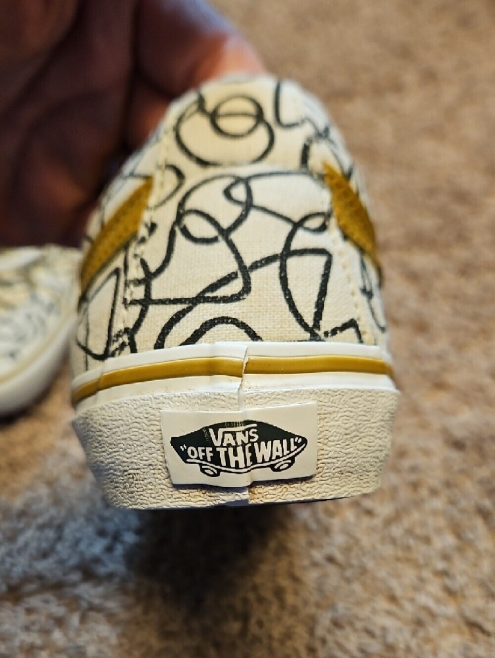 Vans Texured Waves X SK8 Marshmallow Abstract Low-Top Sneakers - Picture 9 of 14